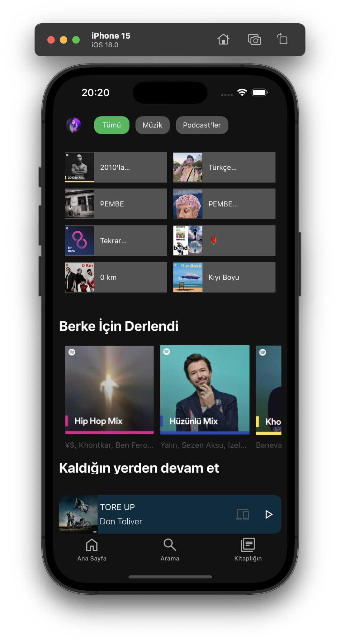 Spotify Clone App